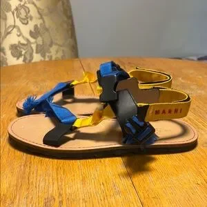 Colorful Strappy MARNI Sandals. Made in Italy Marni | Shoes | Colorful Strappy Marni Sandals Made In Italy  main image 2